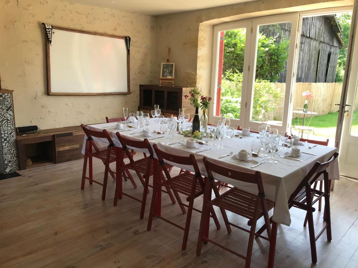 Maison D'Hotes Rouge Bordeaux Auros Luaran gambar