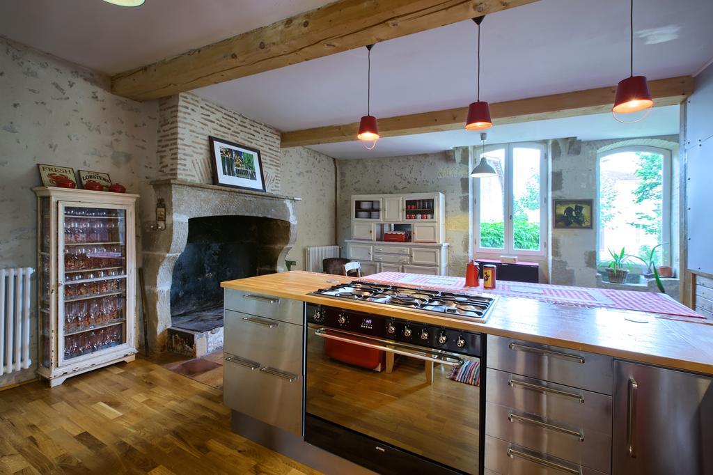 Maison D'Hotes Rouge Bordeaux Auros Luaran gambar